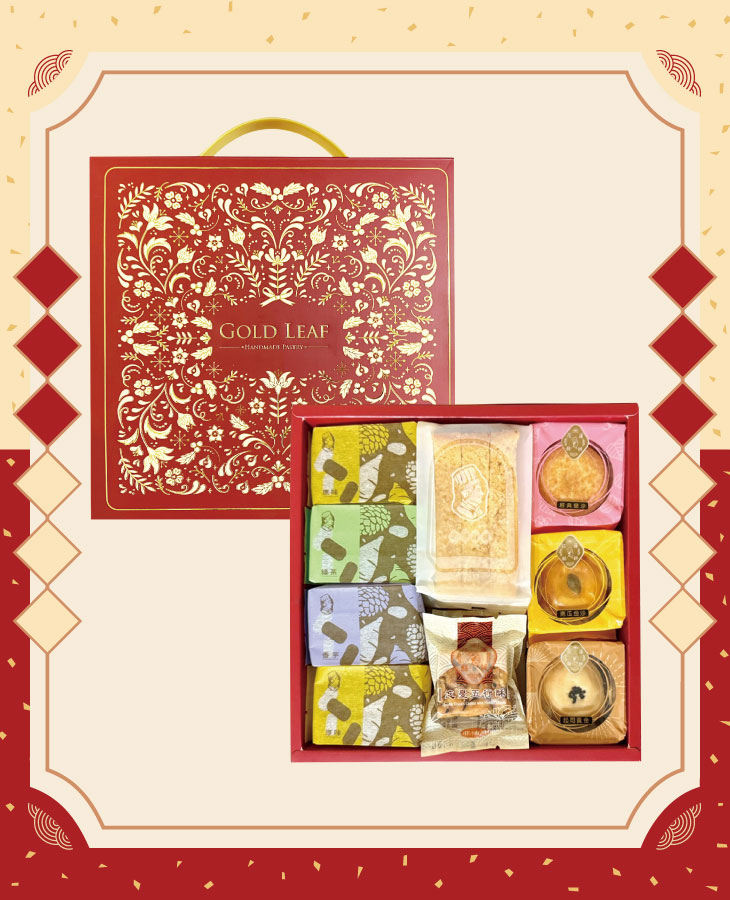 春節禮盒優惠官網 產品照 3.金葉禮盒a款